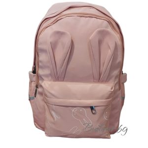 мека ученическа раница с уши арт.2273