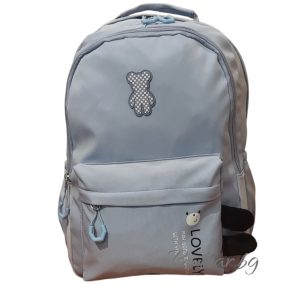 мека ученическа раница LOVE в лилаво арт.2272