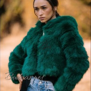 дамско яке от еко косъм арт.513