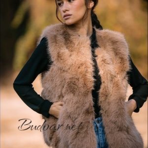 дамски елек от еко косъм арт.507