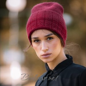плетена шапка арт.353