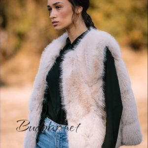 дамски елек от еко косъм арт.505