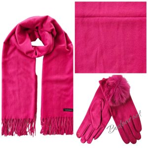 дамски комплект шал и ръкавици арт.654