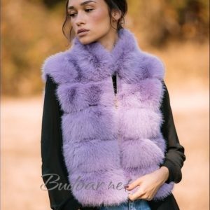 дамски елек от еко косъм арт.502