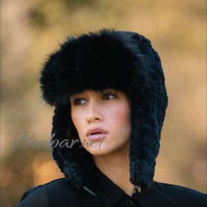 дамска шапка тип"ушанка" арт.338