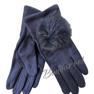 дамски ръкавице с естествен пух арт.749