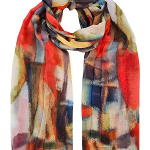 памучен шал цветен арт.025
