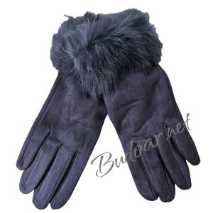 дамски ръкавици с естествен пух арт.734