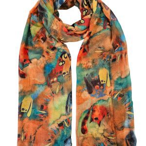 памучен шал котки арт.019