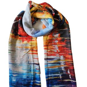 памучен шал картина арт.010