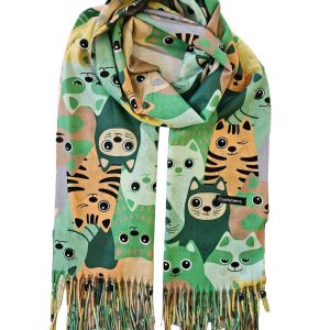 кашмирен шал котки арт.046