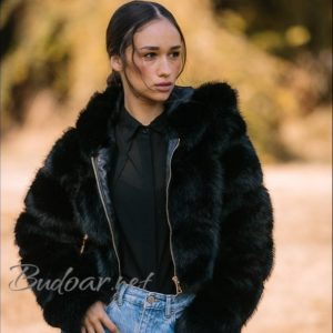 дамско яке от еко косъм арт.512