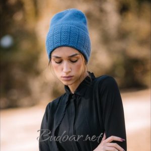 плетена шапка арт.354