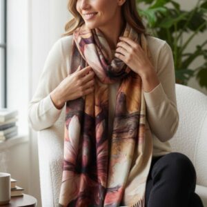 кашмирен шал "орхидеи" , код М0019