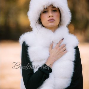 дамски комплект шапка и елек арт.600