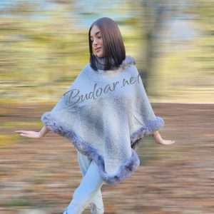 дамско пончо ивици арт.558