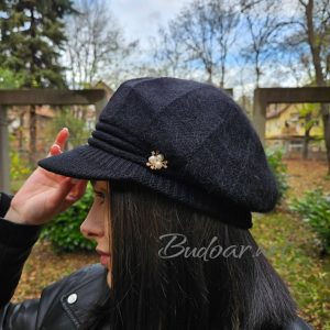 дамски каскет с брошка  арт.482