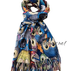 кашмирен шал птици арт.234