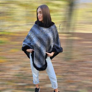 дамско пончо ивици арт.555