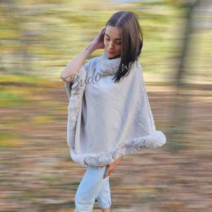 дамско пончо бежово арт.563