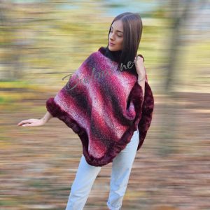 дамско пончо ивици арт.557