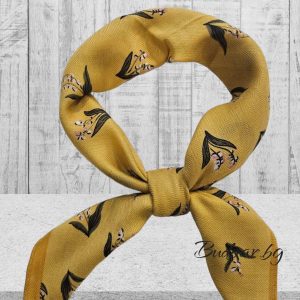 копринен шал "цветя" арт.2340