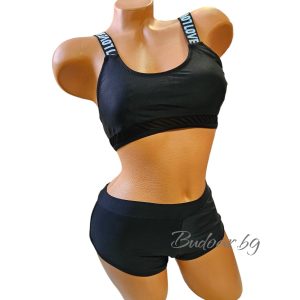 Бански  "TWITTER"от три части, чашка В арт.С2126