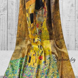 копринен шал "картина" арт.2317