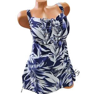 Бански костюм "Танкини",флорален мотив , чашка D/Е арт.Н2119 -1