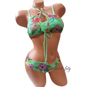 Бански костюм "ROGGLI" с връзки, чашка В арт.Н7418 -1