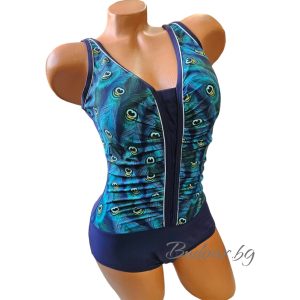 Цял бански костюм "пера"  ,чашка С арт.С6099