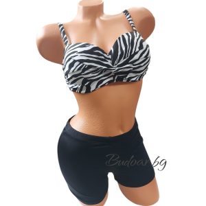 Бански костюм "Зебра" с боксер, чашка С арт.Н7510