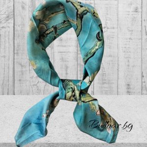 копринен шал "цвят" арт.2328