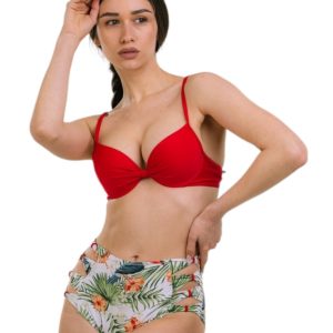 Бански с висока талия, чашка В арт.Н2369 -1