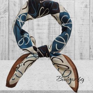 копринен шал "квадрати" арт.2336