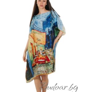 Плажна туника "картина", арт.К1213