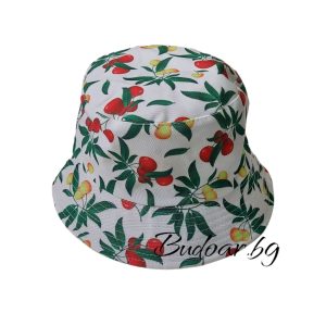 Шапка идиотка"череши" арт.В020