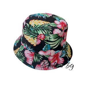 Шапка идиотка"цветя" арт.В016