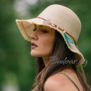 Дамска шапка с пера арт.Р036