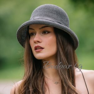 Дамска шапка с малка периферия арт.Р046