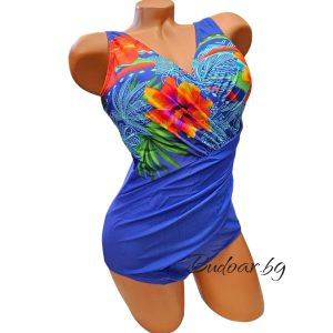 Цял бански костюм "PRESTIGE" с цветя,чашка С  арт.АА24286 -1