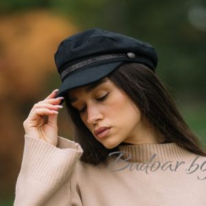 дамски каскет с блестяща лента, код С102
