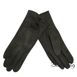 дамски ръкавици с естествено пухче код R797