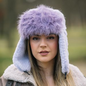 дамска шапка тип"ушанка" код С229