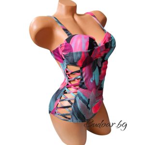 Цял бански  "GOLD", чашка  С/D ,код СH8956