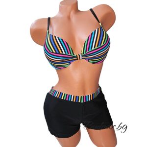 Бански костюм "ROGGLI" с боксер, чашка С арт.Н7412 -1