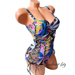 Цял бански  "GOLD", чашка  С ,код СH1306