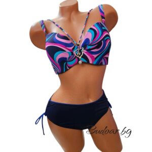 Бански  костюм"G-TWITTER" , чашка C/D ,код С5182-1