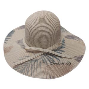 Дамска шапка с широка периферия арт.Р088