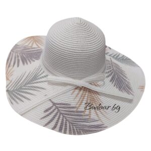 Дамска шапка с широка периферия арт.Р087